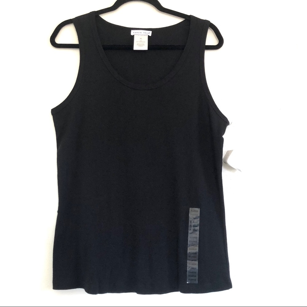 Women’s XL Casual Gear Black Tank Top.